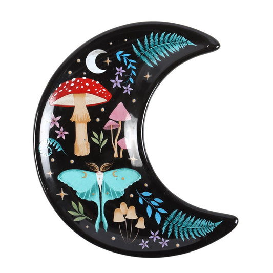 Trinket Dish - Mushroom Crescent Moon