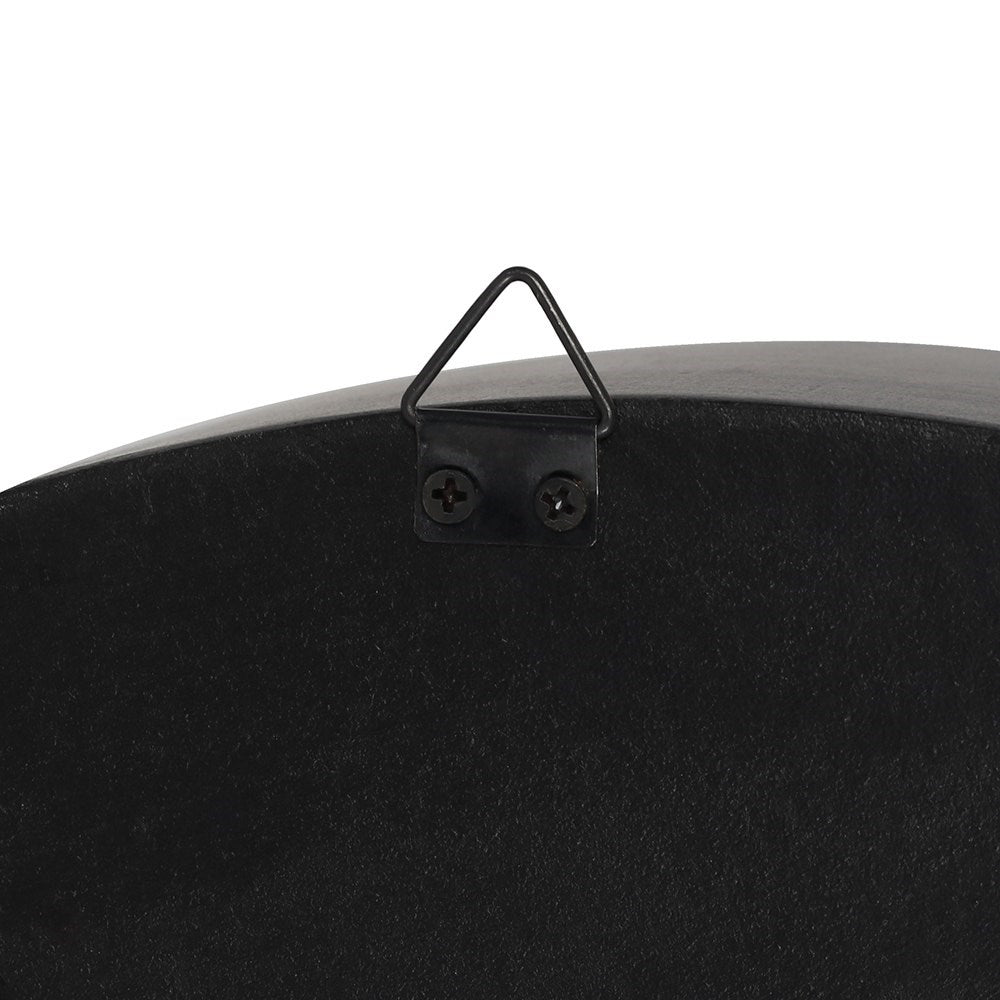 Crescent Moon Wooden Shelf - Wolf Moon