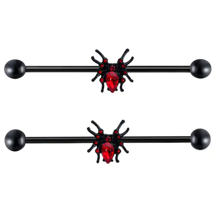 Industrial - Spider / (14g) (Surgical Steel)
