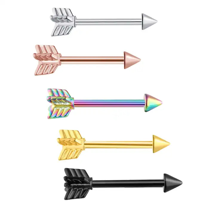 Nipple - Arrow / Surgical Steel / 14g