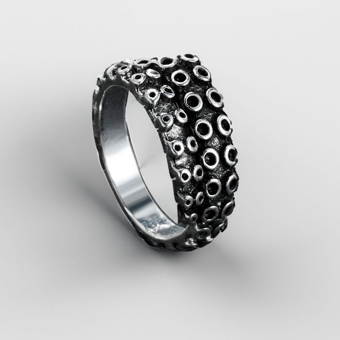 Ring - Cthulhu (Titanium) (Silver)