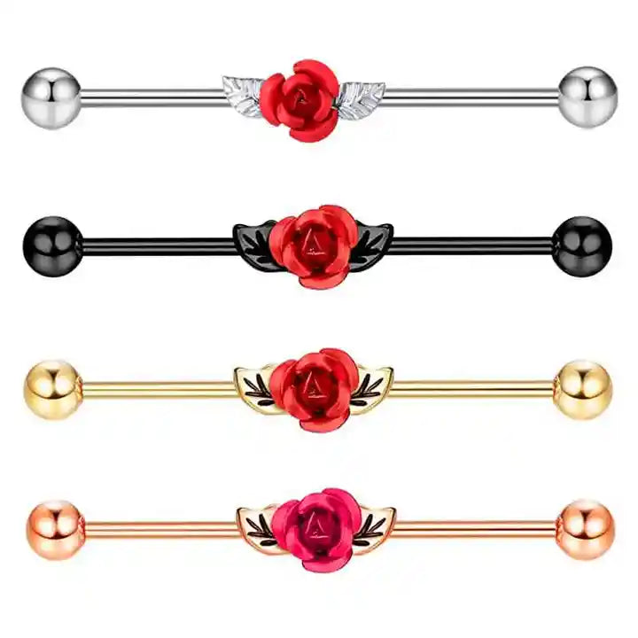 Industrial - Rose (14g) (Stainless Steel)