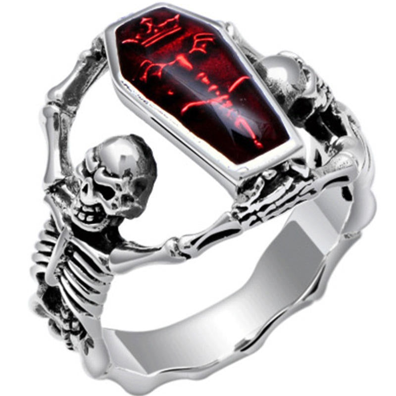 Ring - Coffin Red