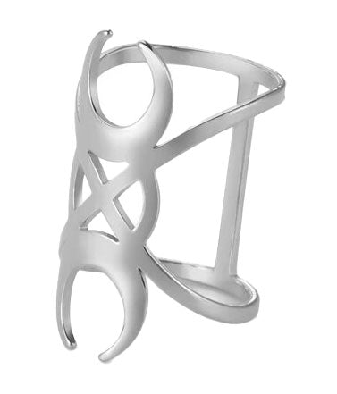Ring - Triple Moon (Stainless Steel)