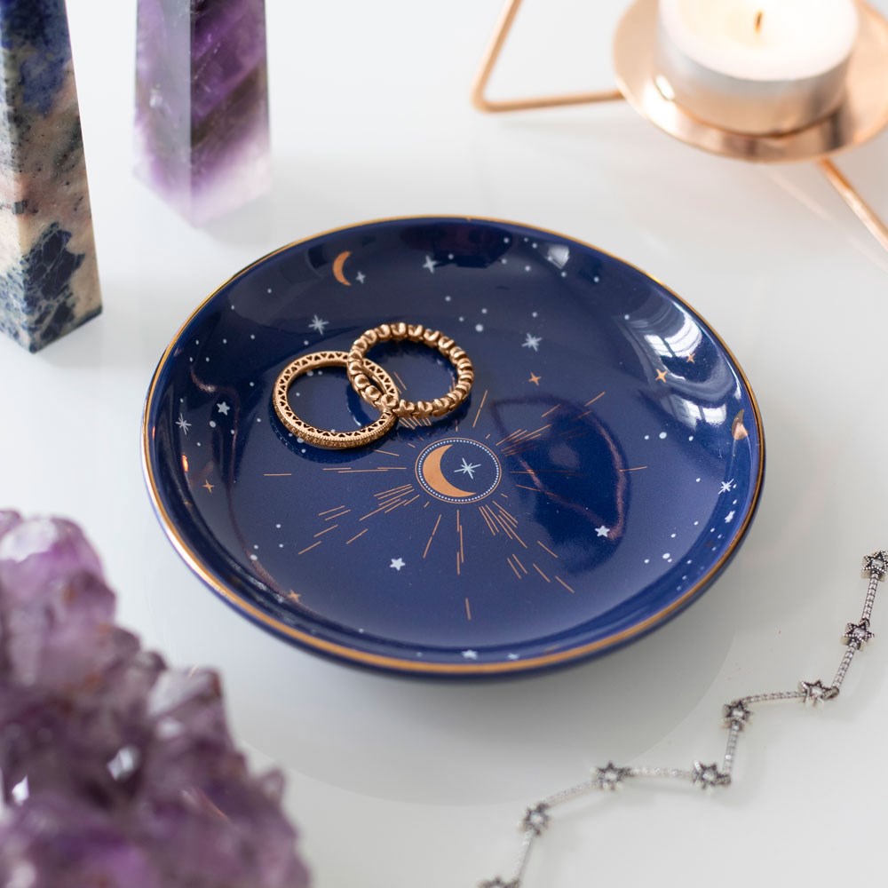 Trinket Dish - Starry Sky (Blue)