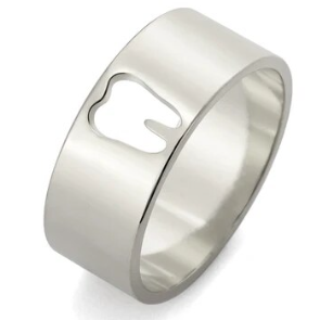 Ring - Tooth (Stainless Steel)