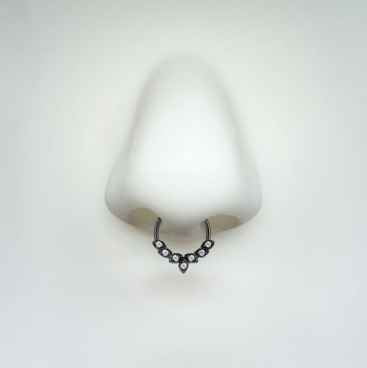 Septum - Leaf Crown (16g) (Surgical Steel)