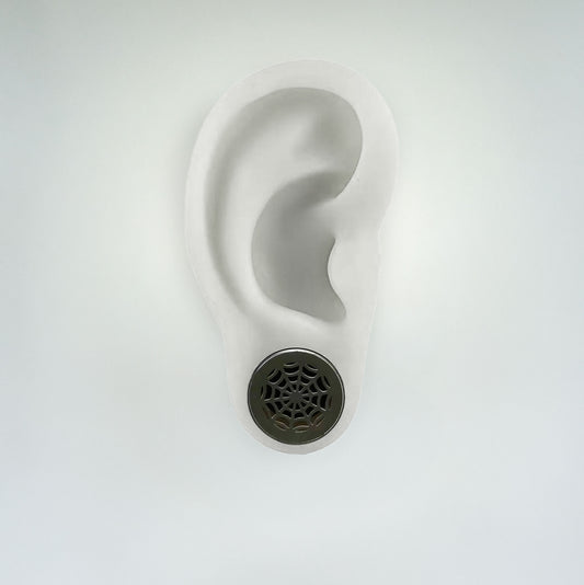 Plug - Spiderweb (Threaded) (Surgical Steel)