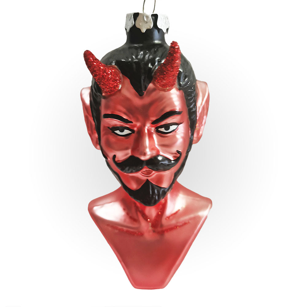 Ornament - Devil Head (Glass)