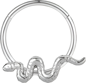 Septum - Snake Septum Clicker (16g) (Stainless Steel)