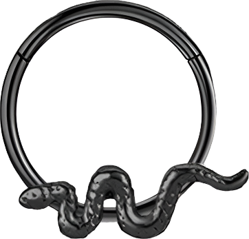 Septum - Snake Septum Clicker (16g) (Stainless Steel)