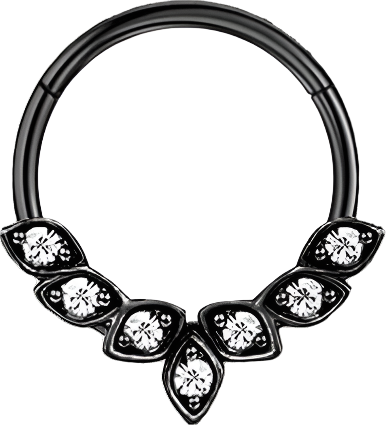 Septum - Leaf Crown (16g) (Surgical Steel)