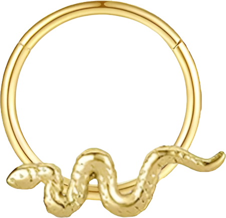 Septum - Snake Septum Clicker (16g) (Stainless Steel)