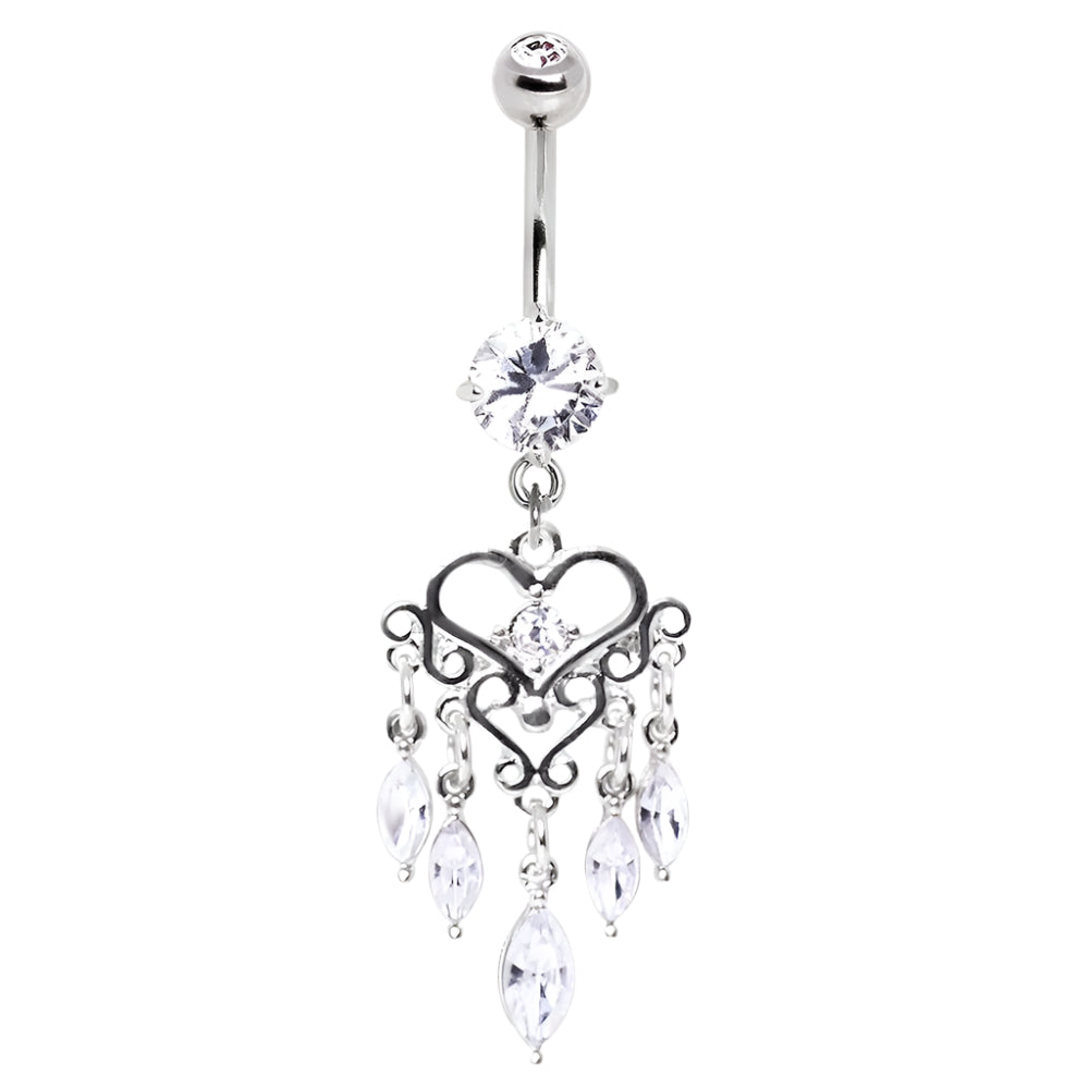 Naval - Chandelier Heart (316L Surgical Steel)