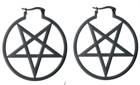 Earring - Pentacle (Stainless Steel)