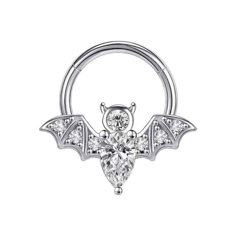 Septum - Bat Clicker (16g) (Stainless Steel)