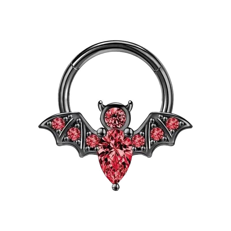 Septum - Bat Clicker (16g) (Stainless Steel)