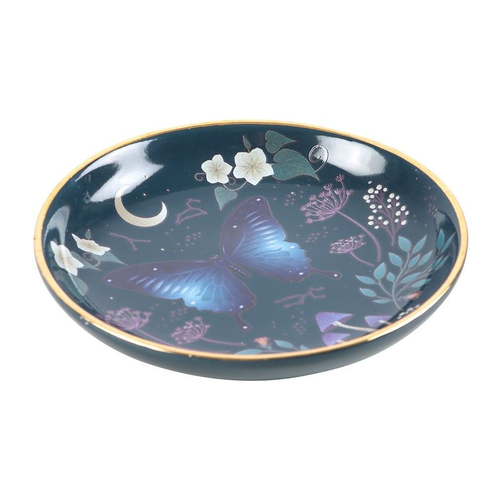 Trinket Dish - Moth Round