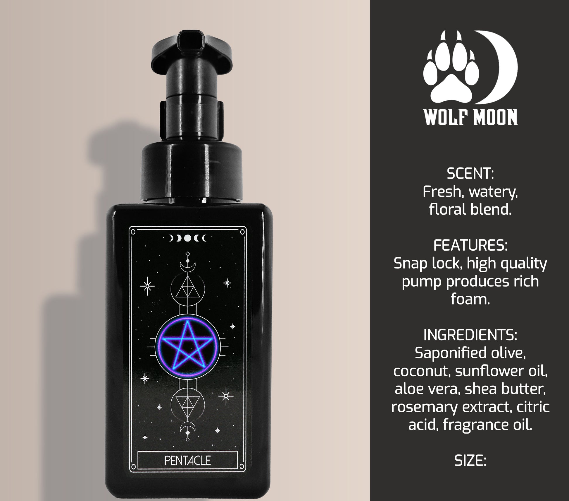 Tarot Soap - Pentacle - Wolf Moon