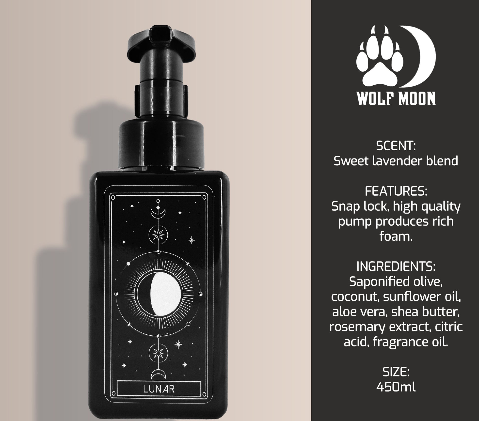 Tarot Soap - Lunar - Wolf Moon