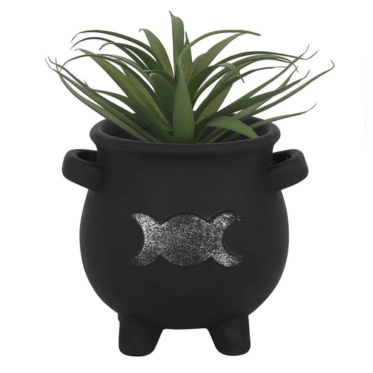 Plant Pot - Triple Moon Cauldron