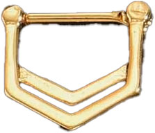 Septum - Triangles (16g) (Surgical Steel)