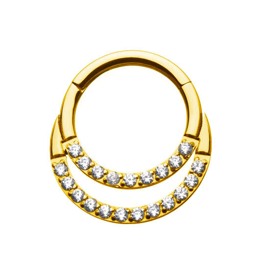 Septum - Starlit Rings (16g) (G23 Titanium) - Wolf Moon