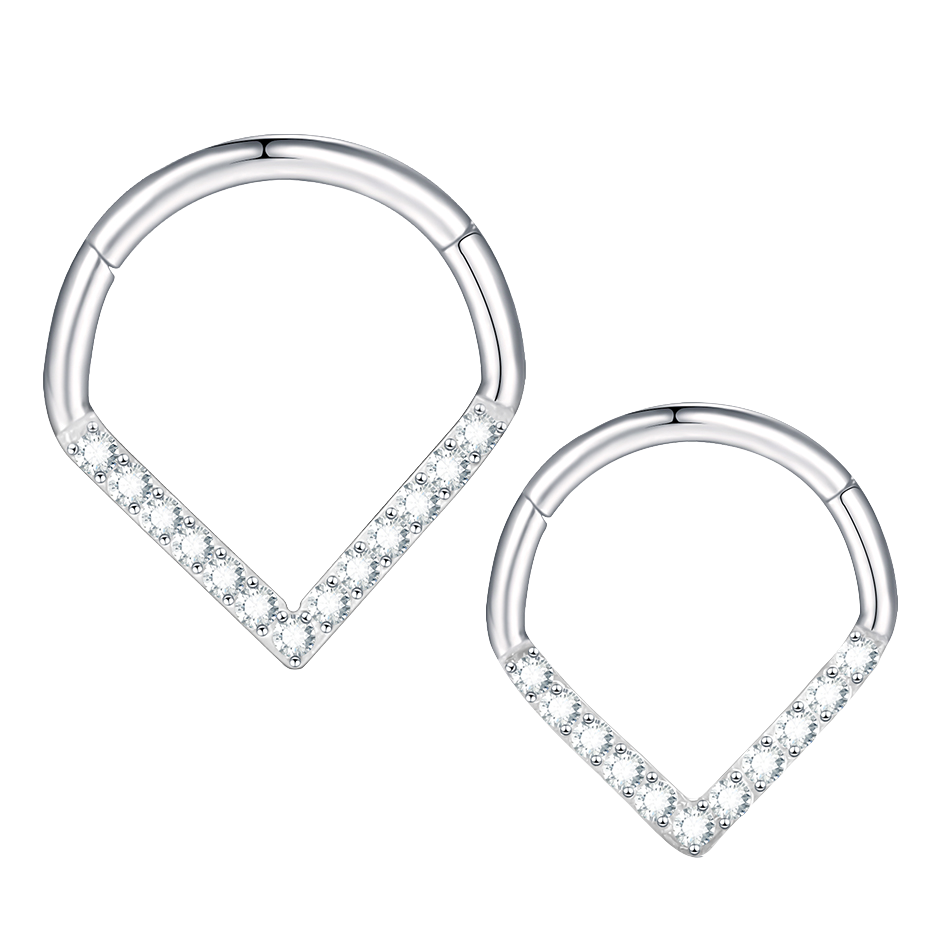 Septum - Starlight V (16G) (G23 Titanium) - Wolf Moon