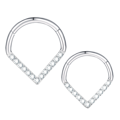 Septum - Starlight V (16G) (G23 Titanium) - Wolf Moon