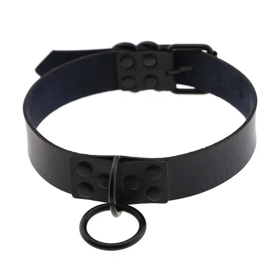 Choker - Leather & Link