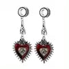 Plug - Heart Dangle (Surgical Steel)