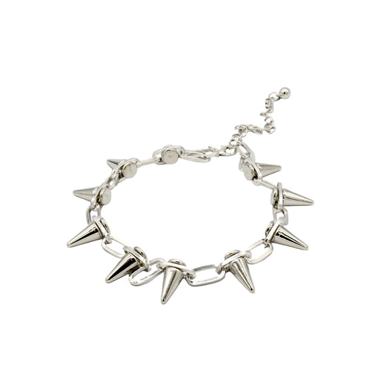 Necklace - Spikes & Links (Stainless Steel)