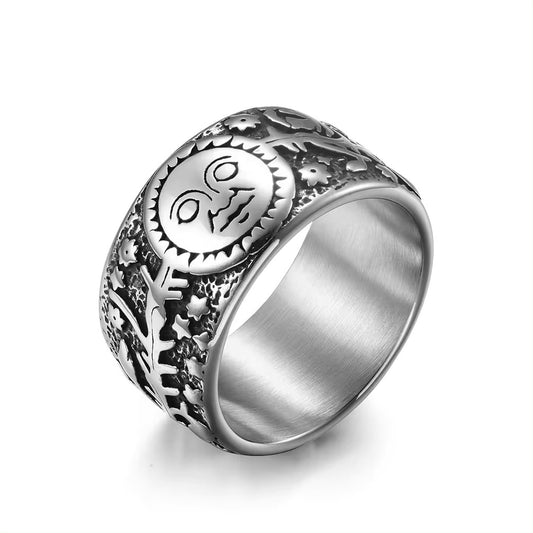 Ring - Solar (Stainless Steel) (Silver)