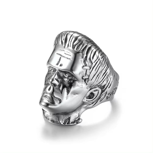 Ring - Frankenstein (Stainless Steel) (Silver)