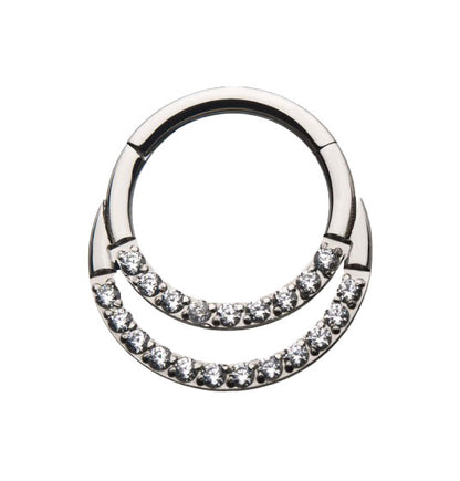 Septum - Starlit Rings (16g) (G23 Titanium) - Wolf Moon