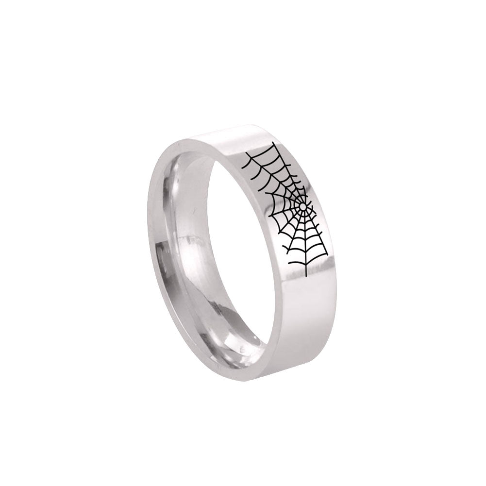 Ring - Spiderweb Ring (Stainless Steel)