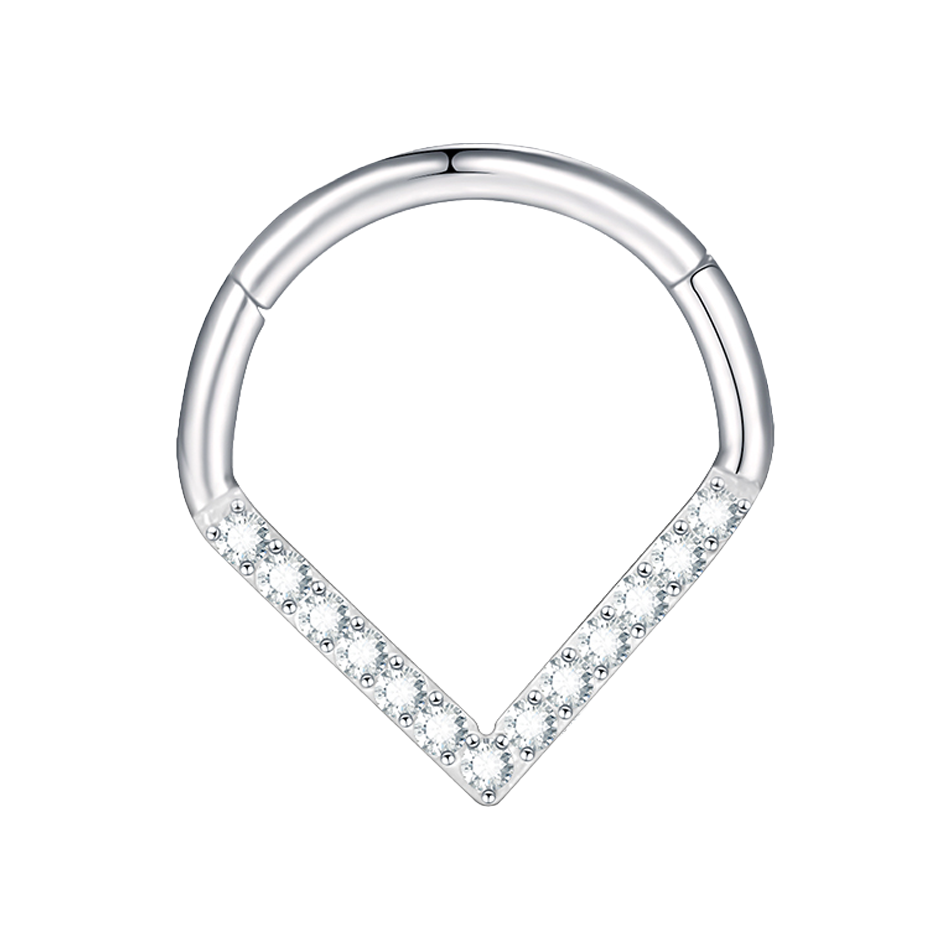 Septum - Starlight V (16G) (G23 Titanium) - Wolf Moon