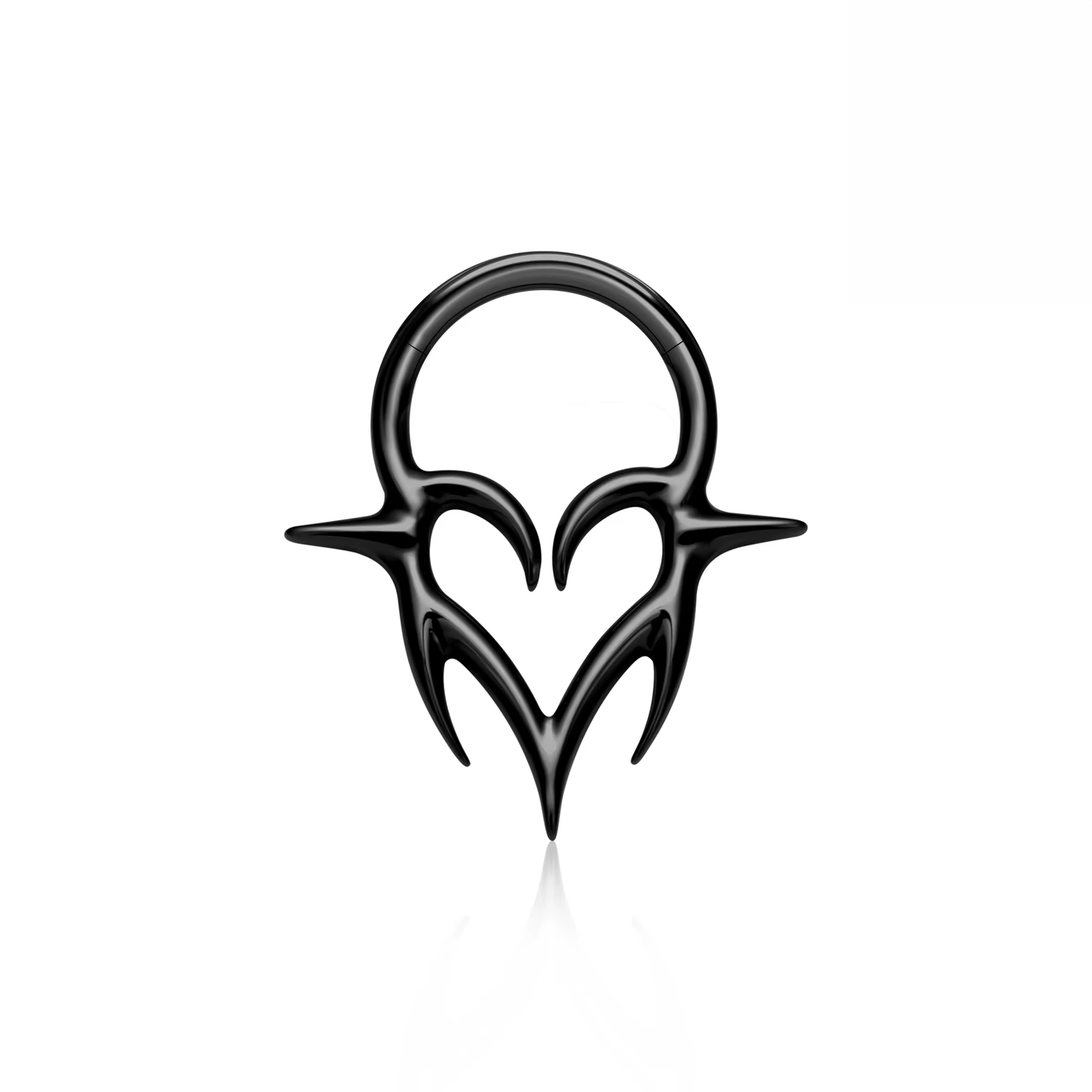 Septum - Thorned Heart 16G (F136 Titanium) (PVD)