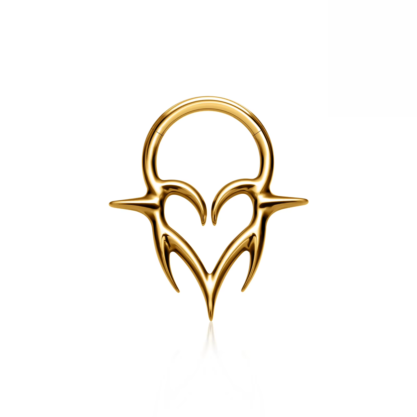 Septum - Thorned Heart 16G (F136 Titanium) (PVD)