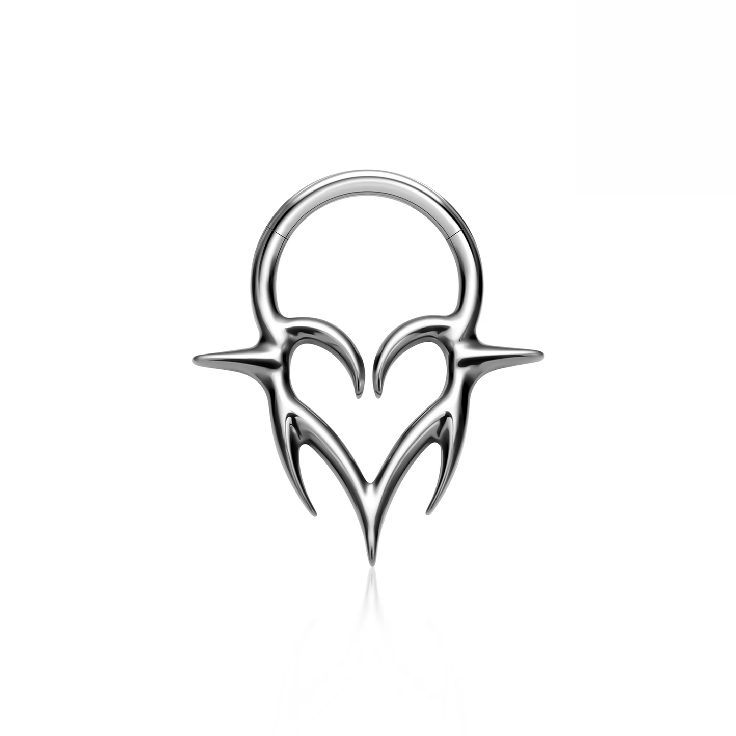 Septum - Thorned Heart 16G (F136 Titanium) (PVD)