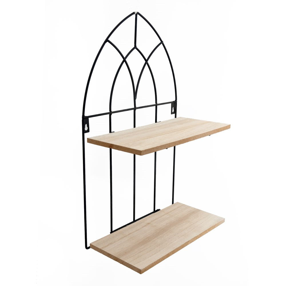 Cathedral Window Foldable Shelf