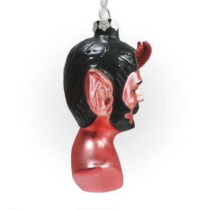 Ornament - Devil Head (Glass)