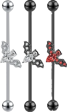 Industrial Bar - Bat (14g) (Stainless Steel)