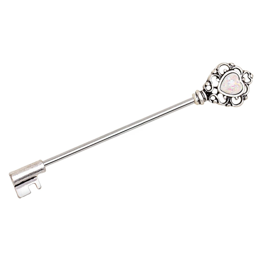 Industrial - Victorian Key (316L Stainless Steel) - Wolf Moon