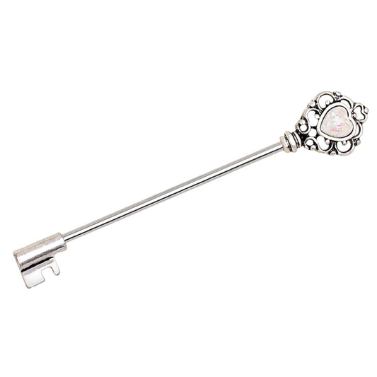 Industrial - Victorian Key (316L Stainless Steel) - Wolf Moon