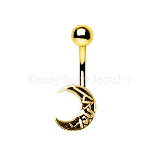 Naval - Desert Moon (316L Stainless Steel, Gold Plated)