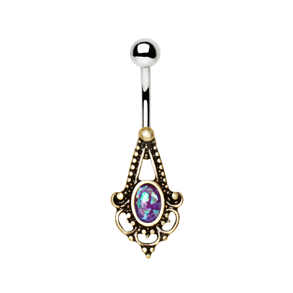 Naval - Royal Sigil (316L Stainless Steel, Gold Plated)