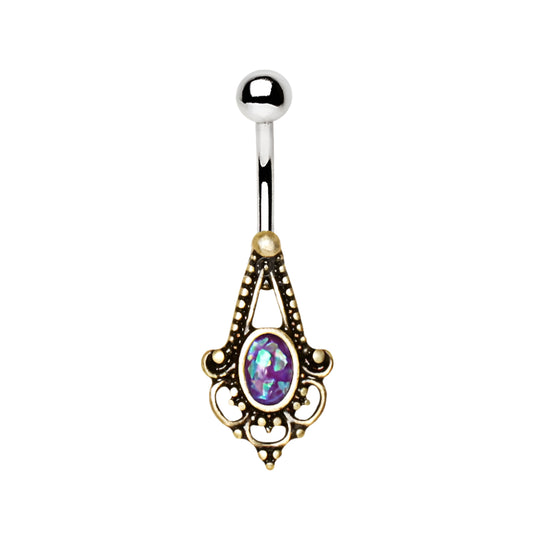 Naval - Royal Sigil (316L Stainless Steel, Gold Plated)
