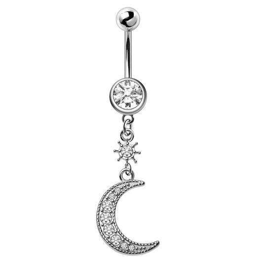 Naval - Star & Moon (316L Stainless Steel)