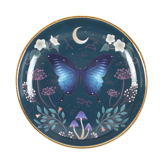 Trinket Dish - Moth Round